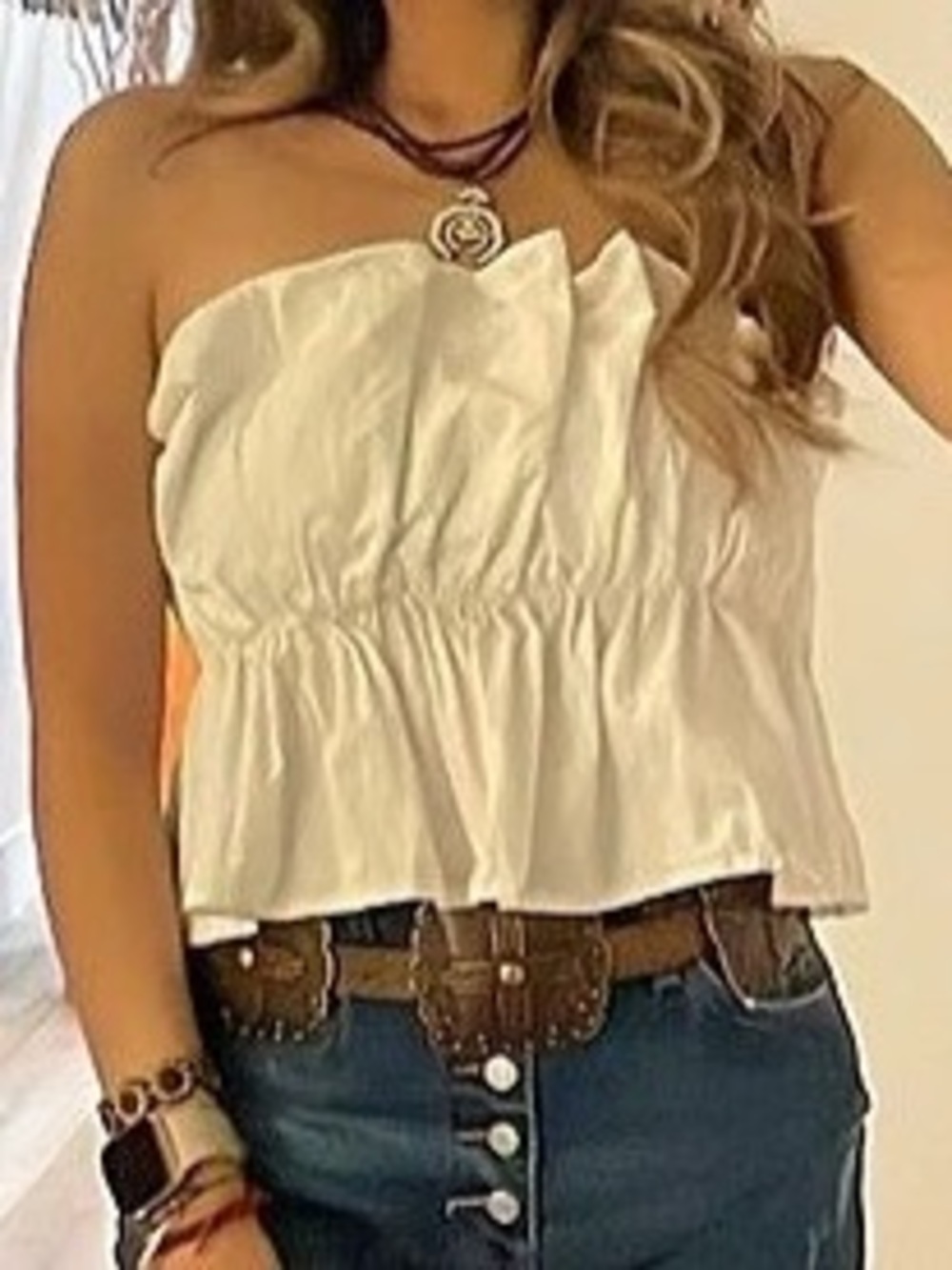 Fashion Nova Ruffle Tubetop